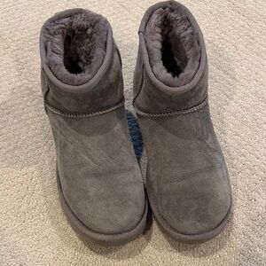 UGG Charcoal Suede Boots